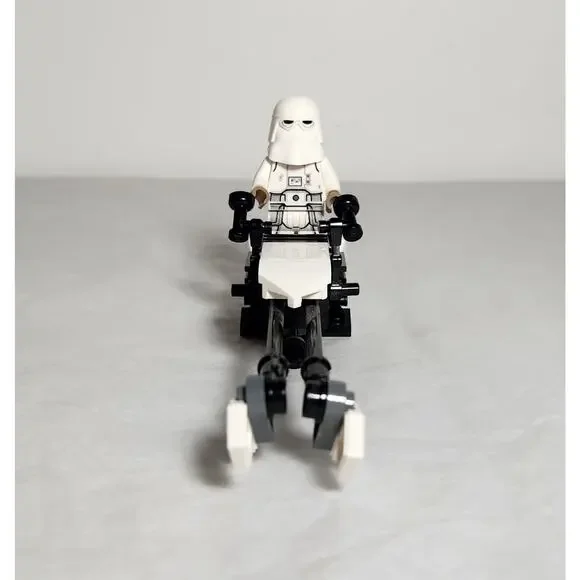 Lego Star Wars Snowtrooper Minifigure With Speeder Bike VG+ - Picture 3 of 7